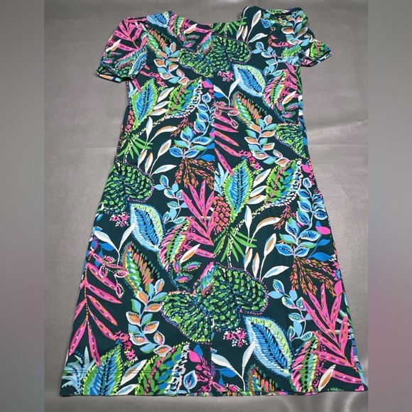 Lilly Pulitzer Aleece T-Shirt Dress Multi Jungle Print Size Small - Picture 5 of 8